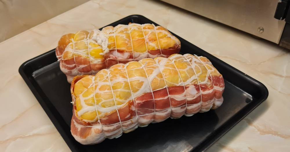 Crépinettes arborées de poitrine de porc