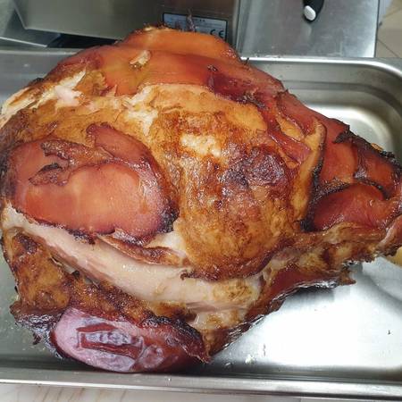 Morceau de porc rôti